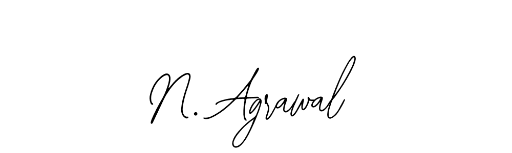 N. Agrawal stylish signature style. Best Handwritten Sign (Bearetta-2O07w) for my name. Handwritten Signature Collection Ideas for my name N. Agrawal. N. Agrawal signature style 12 images and pictures png