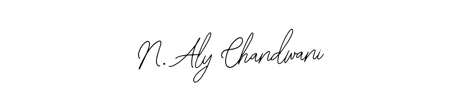 Design your own signature with our free online signature maker. With this signature software, you can create a handwritten (Bearetta-2O07w) signature for name N. Aly Chandwani. N. Aly Chandwani signature style 12 images and pictures png