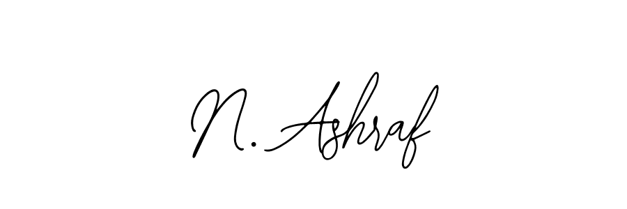 See photos of N. Ashraf official signature by Spectra . Check more albums & portfolios. Read reviews & check more about Bearetta-2O07w font. N. Ashraf signature style 12 images and pictures png