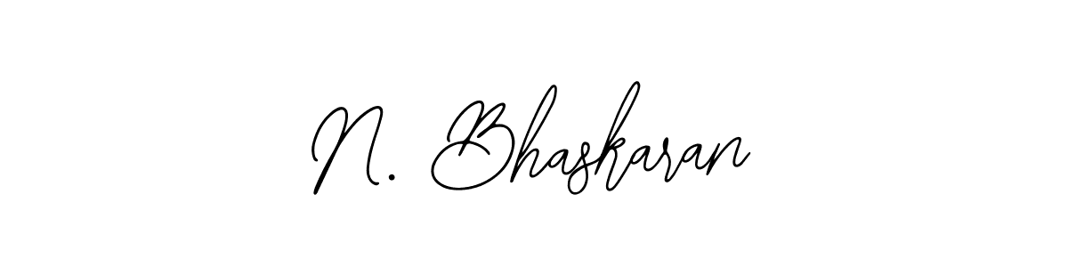 You should practise on your own different ways (Bearetta-2O07w) to write your name (N. Bhaskaran) in signature. don't let someone else do it for you. N. Bhaskaran signature style 12 images and pictures png