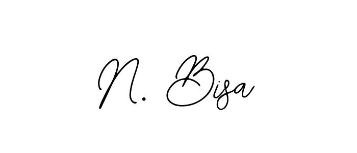 Make a short N. Bisa signature style. Manage your documents anywhere anytime using Bearetta-2O07w. Create and add eSignatures, submit forms, share and send files easily. N. Bisa signature style 12 images and pictures png