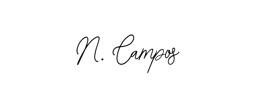 How to Draw N. Campos signature style? Bearetta-2O07w is a latest design signature styles for name N. Campos. N. Campos signature style 12 images and pictures png