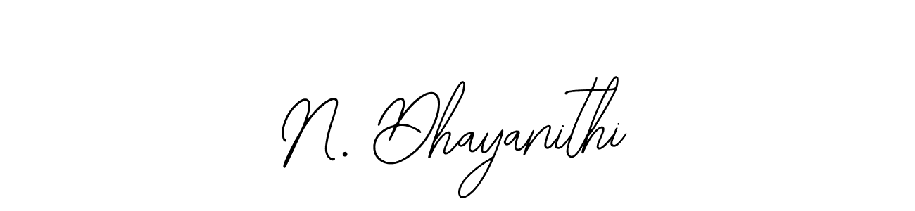 Design your own signature with our free online signature maker. With this signature software, you can create a handwritten (Bearetta-2O07w) signature for name N. Dhayanithi. N. Dhayanithi signature style 12 images and pictures png