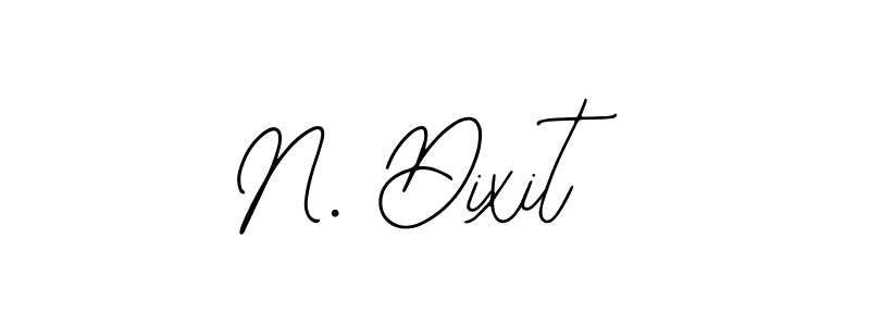How to make N. Dixit name signature. Use Bearetta-2O07w style for creating short signs online. This is the latest handwritten sign. N. Dixit signature style 12 images and pictures png