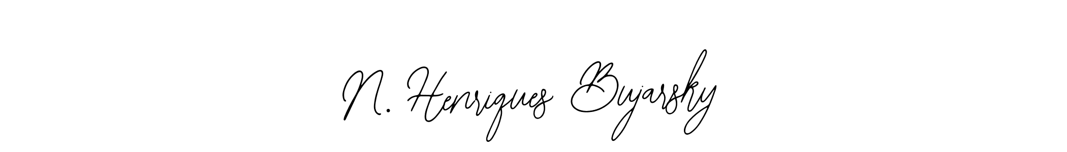 N. Henriques Bujarsky stylish signature style. Best Handwritten Sign (Bearetta-2O07w) for my name. Handwritten Signature Collection Ideas for my name N. Henriques Bujarsky. N. Henriques Bujarsky signature style 12 images and pictures png