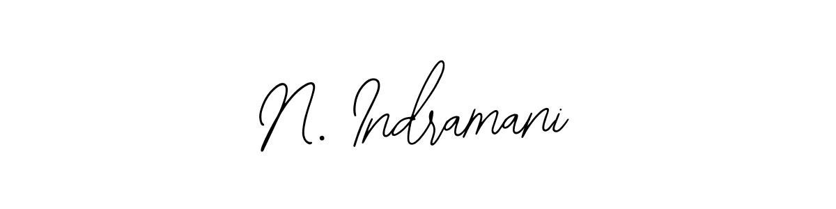 Make a beautiful signature design for name N. Indramani. With this signature (Bearetta-2O07w) style, you can create a handwritten signature for free. N. Indramani signature style 12 images and pictures png