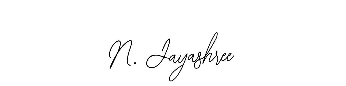 Also we have N. Jayashree name is the best signature style. Create professional handwritten signature collection using Bearetta-2O07w autograph style. N. Jayashree signature style 12 images and pictures png