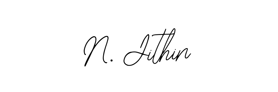 Best and Professional Signature Style for N. Jithin. Bearetta-2O07w Best Signature Style Collection. N. Jithin signature style 12 images and pictures png