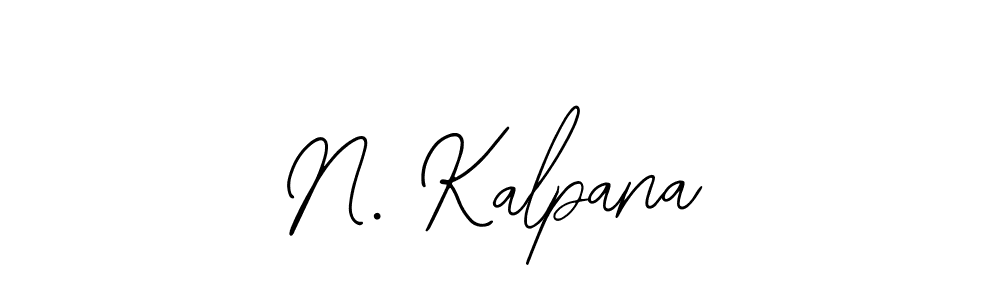 Similarly Bearetta-2O07w is the best handwritten signature design. Signature creator online .You can use it as an online autograph creator for name N. Kalpana. N. Kalpana signature style 12 images and pictures png