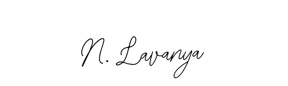 Also You can easily find your signature by using the search form. We will create N. Lavanya name handwritten signature images for you free of cost using Bearetta-2O07w sign style. N. Lavanya signature style 12 images and pictures png