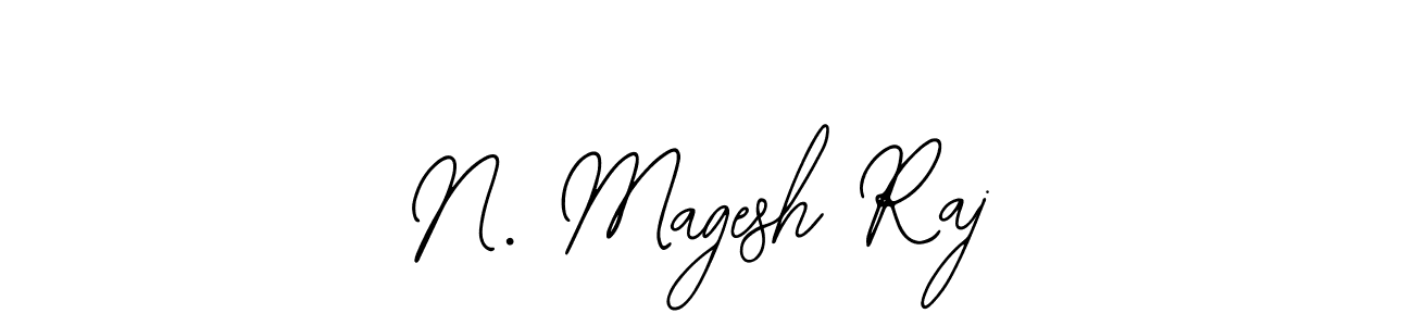 N. Magesh Raj stylish signature style. Best Handwritten Sign (Bearetta-2O07w) for my name. Handwritten Signature Collection Ideas for my name N. Magesh Raj. N. Magesh Raj signature style 12 images and pictures png