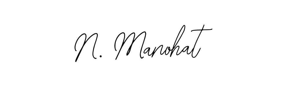 Best and Professional Signature Style for N. Manohat. Bearetta-2O07w Best Signature Style Collection. N. Manohat signature style 12 images and pictures png