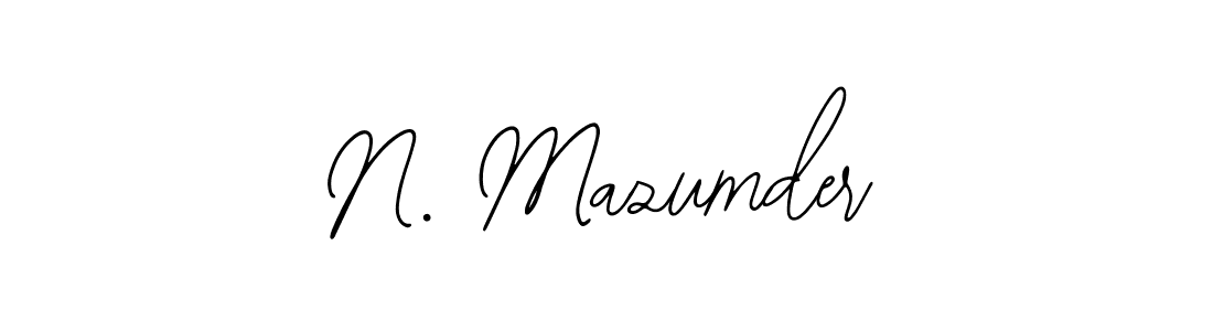 You should practise on your own different ways (Bearetta-2O07w) to write your name (N. Mazumder) in signature. don't let someone else do it for you. N. Mazumder signature style 12 images and pictures png