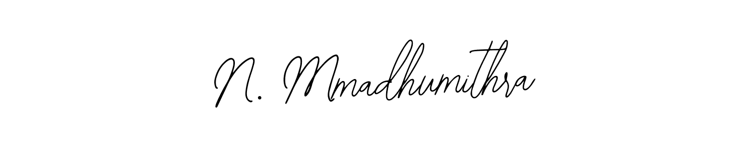 Create a beautiful signature design for name N. Mmadhumithra. With this signature (Bearetta-2O07w) fonts, you can make a handwritten signature for free. N. Mmadhumithra signature style 12 images and pictures png