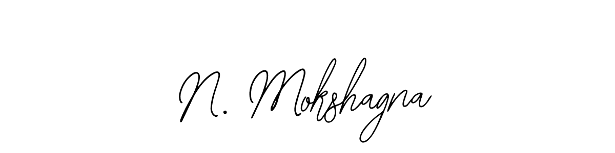 N. Mokshagna stylish signature style. Best Handwritten Sign (Bearetta-2O07w) for my name. Handwritten Signature Collection Ideas for my name N. Mokshagna. N. Mokshagna signature style 12 images and pictures png