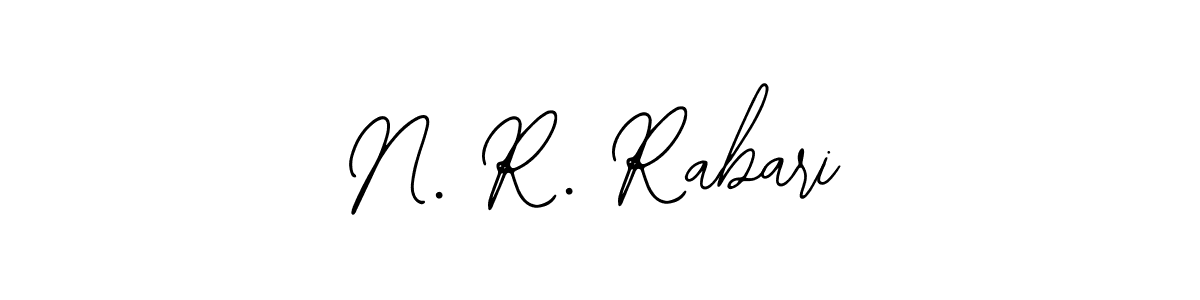 Create a beautiful signature design for name N. R. Rabari. With this signature (Bearetta-2O07w) fonts, you can make a handwritten signature for free. N. R. Rabari signature style 12 images and pictures png