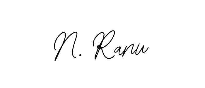 Similarly Bearetta-2O07w is the best handwritten signature design. Signature creator online .You can use it as an online autograph creator for name N. Ranu. N. Ranu signature style 12 images and pictures png