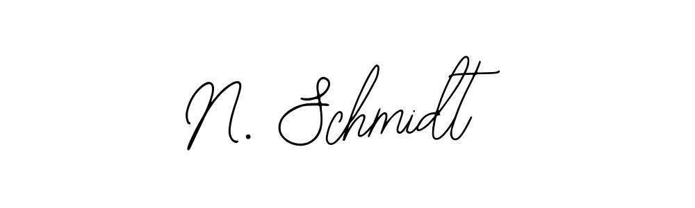 You should practise on your own different ways (Bearetta-2O07w) to write your name (N. Schmidt) in signature. don't let someone else do it for you. N. Schmidt signature style 12 images and pictures png