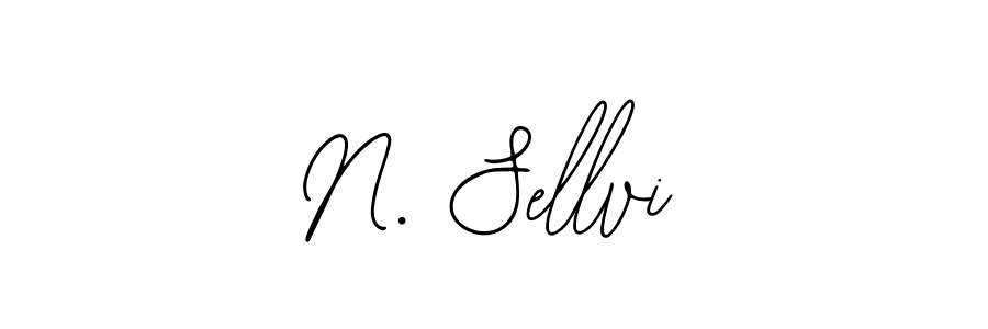 The best way (Bearetta-2O07w) to make a short signature is to pick only two or three words in your name. The name N. Sellvi include a total of six letters. For converting this name. N. Sellvi signature style 12 images and pictures png