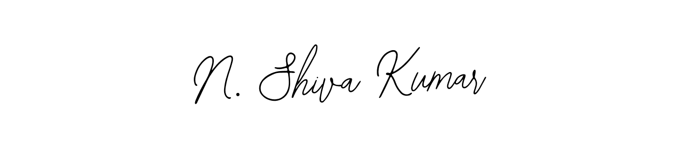 How to make N. Shiva Kumar name signature. Use Bearetta-2O07w style for creating short signs online. This is the latest handwritten sign. N. Shiva Kumar signature style 12 images and pictures png