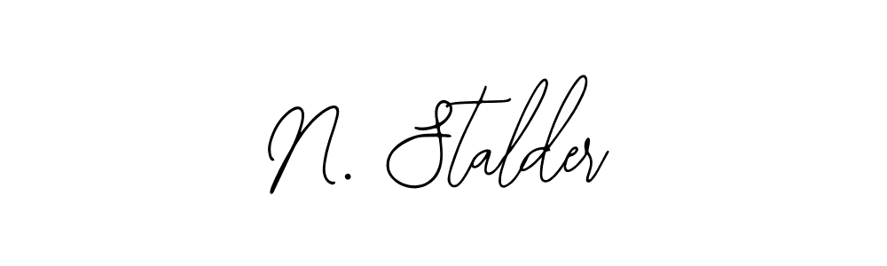 N. Stalder stylish signature style. Best Handwritten Sign (Bearetta-2O07w) for my name. Handwritten Signature Collection Ideas for my name N. Stalder. N. Stalder signature style 12 images and pictures png
