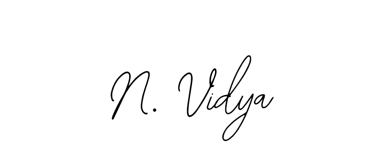 How to Draw N. Vidya signature style? Bearetta-2O07w is a latest design signature styles for name N. Vidya. N. Vidya signature style 12 images and pictures png