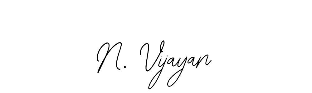 N. Vijayan stylish signature style. Best Handwritten Sign (Bearetta-2O07w) for my name. Handwritten Signature Collection Ideas for my name N. Vijayan. N. Vijayan signature style 12 images and pictures png
