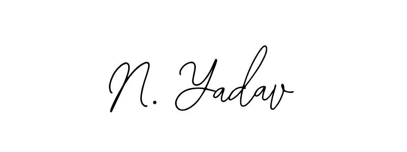 Also You can easily find your signature by using the search form. We will create N. Yadav name handwritten signature images for you free of cost using Bearetta-2O07w sign style. N. Yadav signature style 12 images and pictures png