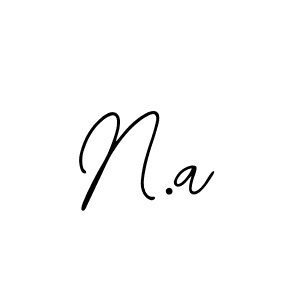 Make a beautiful signature design for name N.a. Use this online signature maker to create a handwritten signature for free. N.a signature style 12 images and pictures png