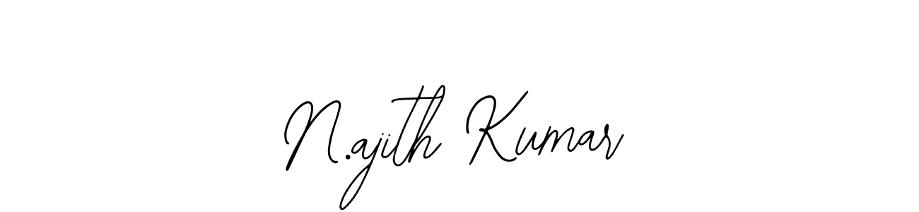 Make a short N.ajith Kumar signature style. Manage your documents anywhere anytime using Bearetta-2O07w. Create and add eSignatures, submit forms, share and send files easily. N.ajith Kumar signature style 12 images and pictures png