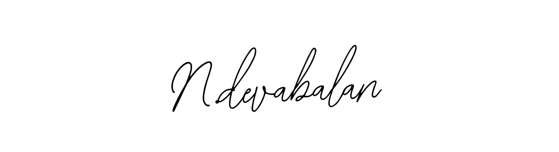 Make a beautiful signature design for name N.devabalan. With this signature (Bearetta-2O07w) style, you can create a handwritten signature for free. N.devabalan signature style 12 images and pictures png