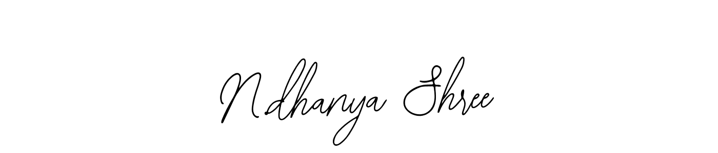 if you are searching for the best signature style for your name N.dhanya Shree. so please give up your signature search. here we have designed multiple signature styles  using Bearetta-2O07w. N.dhanya Shree signature style 12 images and pictures png