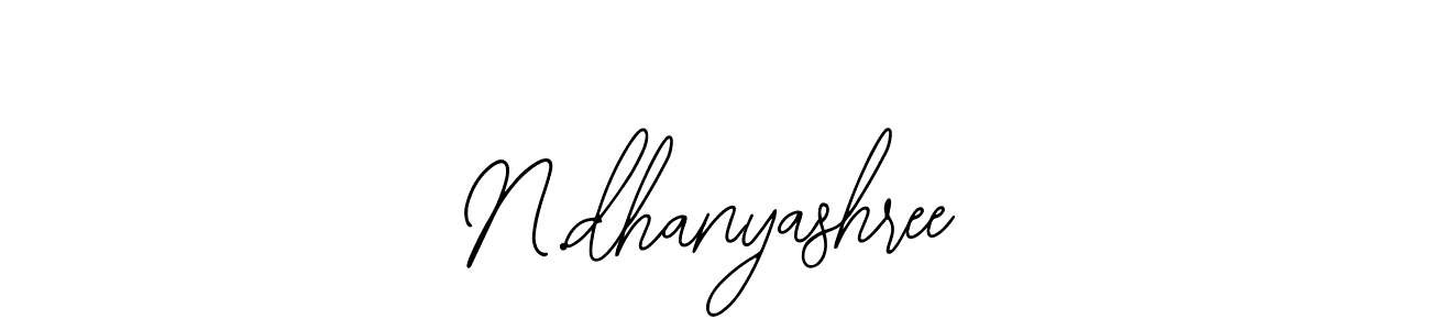 Also You can easily find your signature by using the search form. We will create N.dhanyashree name handwritten signature images for you free of cost using Bearetta-2O07w sign style. N.dhanyashree signature style 12 images and pictures png