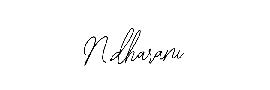 if you are searching for the best signature style for your name N.dharani. so please give up your signature search. here we have designed multiple signature styles  using Bearetta-2O07w. N.dharani signature style 12 images and pictures png