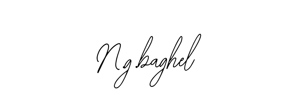 The best way (Bearetta-2O07w) to make a short signature is to pick only two or three words in your name. The name N.g.baghel include a total of six letters. For converting this name. N.g.baghel signature style 12 images and pictures png