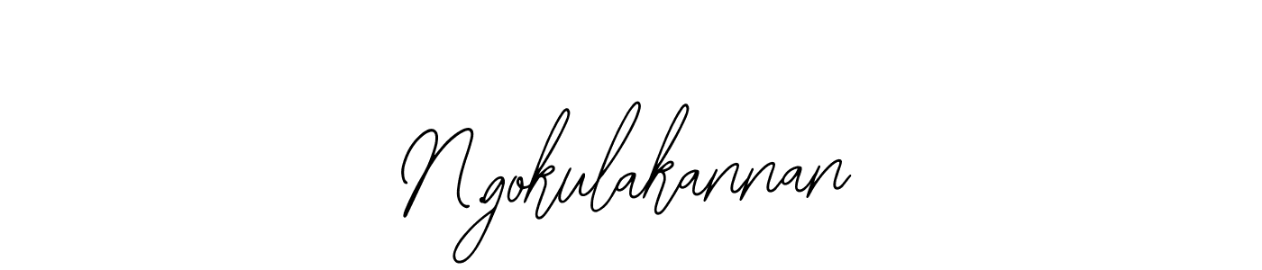 Also You can easily find your signature by using the search form. We will create N.gokulakannan name handwritten signature images for you free of cost using Bearetta-2O07w sign style. N.gokulakannan signature style 12 images and pictures png
