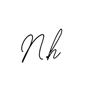 It looks lik you need a new signature style for name N.h. Design unique handwritten (Bearetta-2O07w) signature with our free signature maker in just a few clicks. N.h signature style 12 images and pictures png
