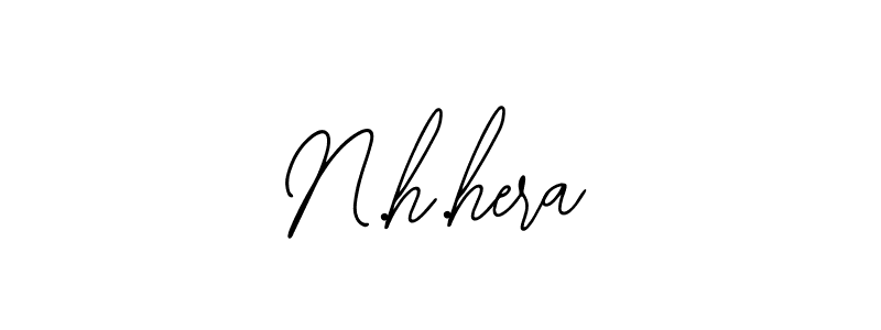 Make a beautiful signature design for name N.h.hera. Use this online signature maker to create a handwritten signature for free. N.h.hera signature style 12 images and pictures png