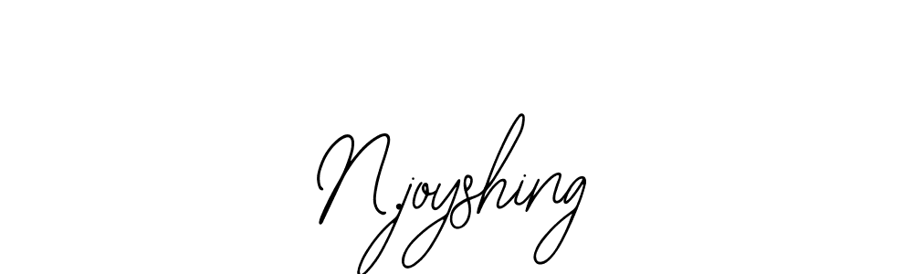 N.joyshing stylish signature style. Best Handwritten Sign (Bearetta-2O07w) for my name. Handwritten Signature Collection Ideas for my name N.joyshing. N.joyshing signature style 12 images and pictures png