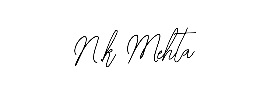 Also we have N.k Mehta name is the best signature style. Create professional handwritten signature collection using Bearetta-2O07w autograph style. N.k Mehta signature style 12 images and pictures png