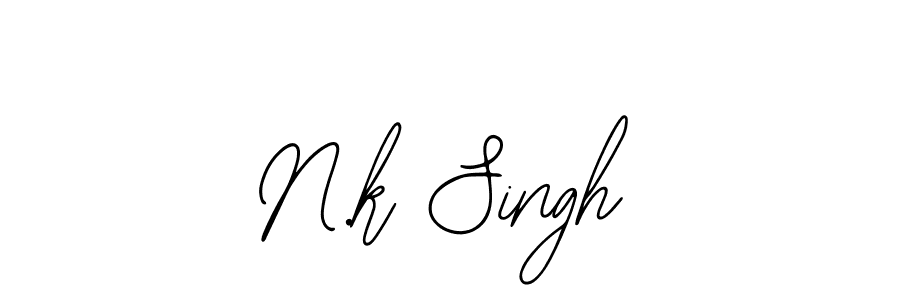 It looks lik you need a new signature style for name N.k Singh. Design unique handwritten (Bearetta-2O07w) signature with our free signature maker in just a few clicks. N.k Singh signature style 12 images and pictures png