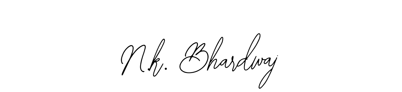 Make a beautiful signature design for name N.k. Bhardwaj. Use this online signature maker to create a handwritten signature for free. N.k. Bhardwaj signature style 12 images and pictures png