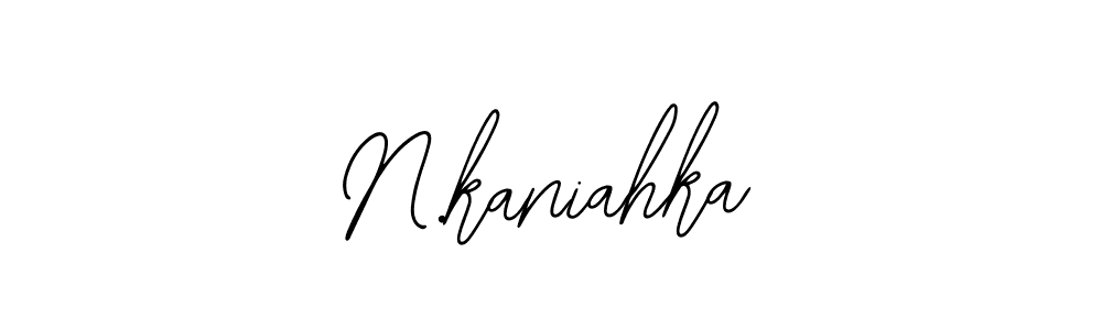 Also we have N.kaniahka name is the best signature style. Create professional handwritten signature collection using Bearetta-2O07w autograph style. N.kaniahka signature style 12 images and pictures png