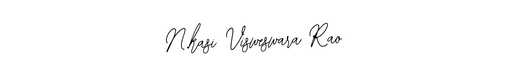 Design your own signature with our free online signature maker. With this signature software, you can create a handwritten (Bearetta-2O07w) signature for name N.kasi Visweswara Rao. N.kasi Visweswara Rao signature style 12 images and pictures png