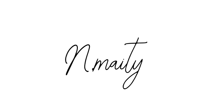 Also You can easily find your signature by using the search form. We will create N.maity name handwritten signature images for you free of cost using Bearetta-2O07w sign style. N.maity signature style 12 images and pictures png