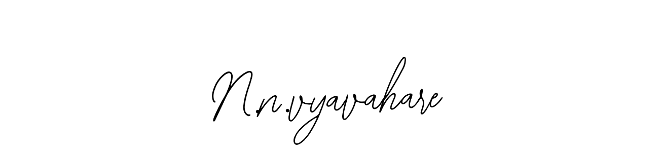 N.n.vyavahare stylish signature style. Best Handwritten Sign (Bearetta-2O07w) for my name. Handwritten Signature Collection Ideas for my name N.n.vyavahare. N.n.vyavahare signature style 12 images and pictures png
