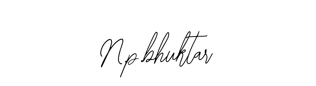 It looks lik you need a new signature style for name N.p.bhuktar. Design unique handwritten (Bearetta-2O07w) signature with our free signature maker in just a few clicks. N.p.bhuktar signature style 12 images and pictures png