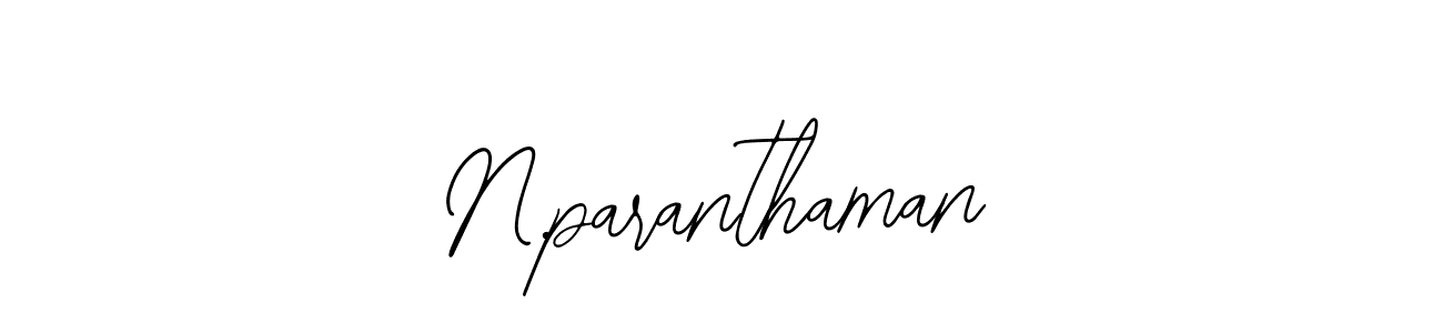 Use a signature maker to create a handwritten signature online. With this signature software, you can design (Bearetta-2O07w) your own signature for name N.paranthaman. N.paranthaman signature style 12 images and pictures png