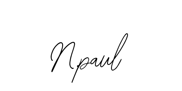 N.paul stylish signature style. Best Handwritten Sign (Bearetta-2O07w) for my name. Handwritten Signature Collection Ideas for my name N.paul. N.paul signature style 12 images and pictures png