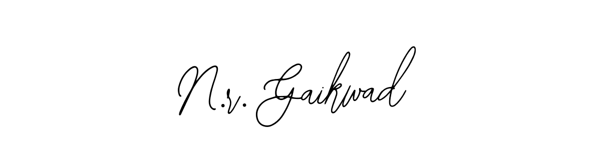 Make a beautiful signature design for name N.r. Gaikwad. Use this online signature maker to create a handwritten signature for free. N.r. Gaikwad signature style 12 images and pictures png